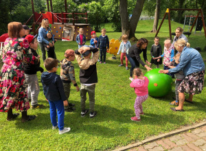 Zajęcia integracyjne z przedszkolakami z SOSW w Zgierzu