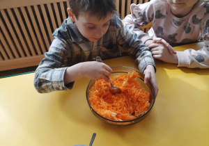 Dzień Marchewki w grupie Zajączków